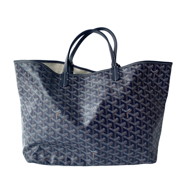 Sold Goyard Saint Louis Tote PM Medium Navy