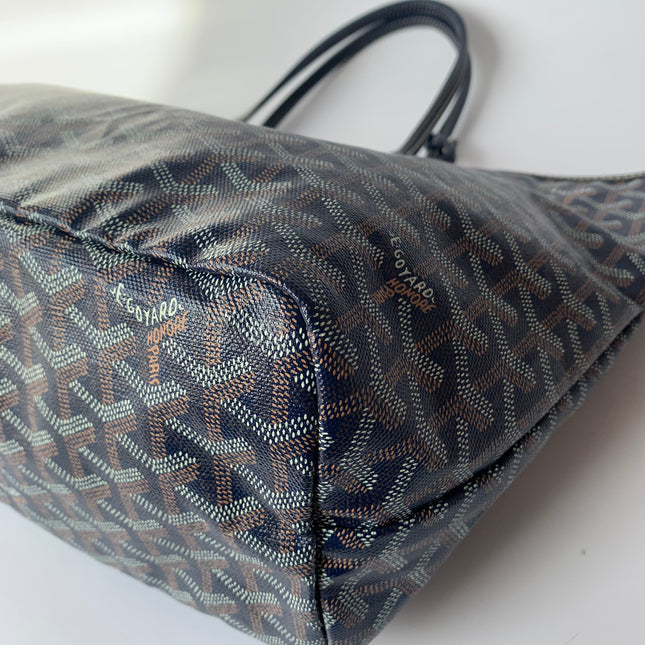 Sold Goyard Saint Louis Tote PM Medium Navy