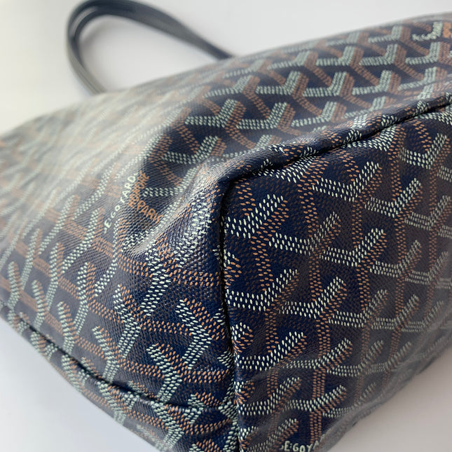 Sold Goyard Saint Louis Tote PM Medium Navy