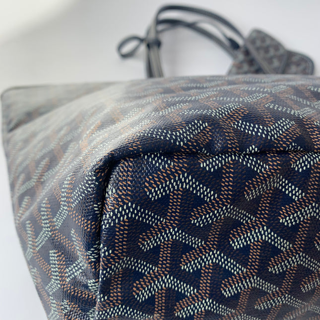 Sold Goyard Saint Louis Tote PM Medium Navy