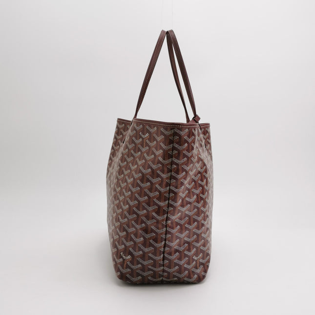 Goyard Saint Louis PM Medium Burgundy Goyardine Tote 2017