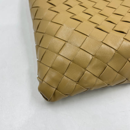 Bottega Veneta Hop Hobo Medium Leather Beige 46cm