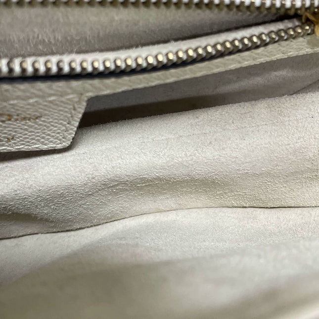 Sold Dior Saddle Medium 2020 Grained Leather Handbag White