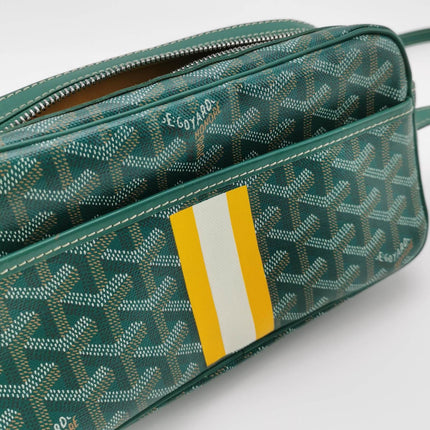 Sold Goyard Cap Vert Crossbody Goyardine Green