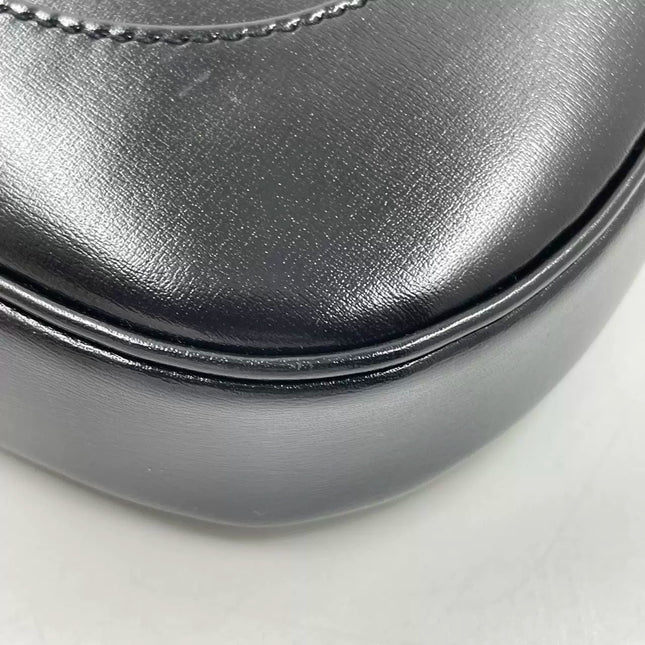 Sold Gucci Jackie 1961 Black Leather Bag Small without Strap
