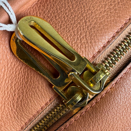Loewe Amazona Medium 36 Light Coral Leather With Strap Goat Animal Lock
