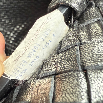 Bottega Veneta Cabat Maxi Intreccio Leather Tote Bag Metallic 50cm