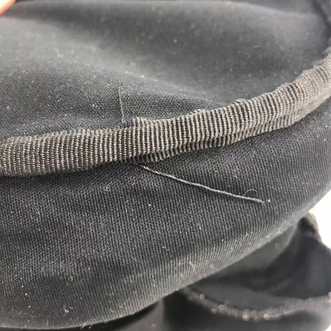 FENDI Mini Bucket White Heart Shaped Sequin Black Bag