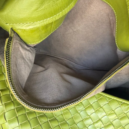 Bottega Veneta Shoulder Bag Avocado Green 38cm