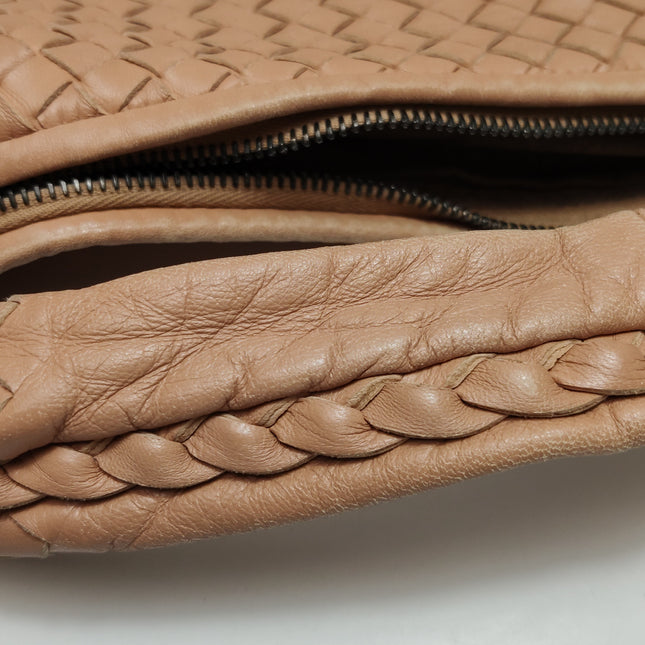 Bottega Veneta Veneta Hobo Beige Almond Brown 47cm