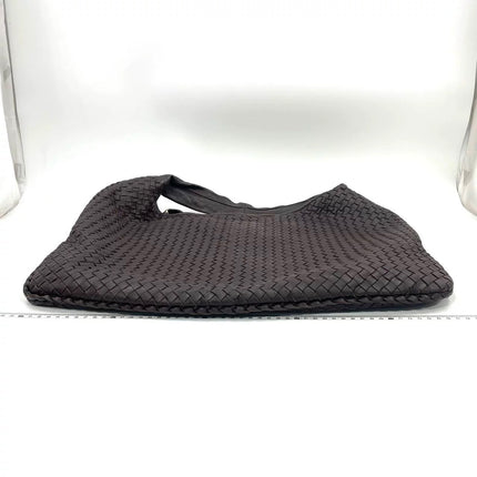 Bottega Veneta Veneta Hobo Maxi Dark Brown Lambskin Leather 52cm