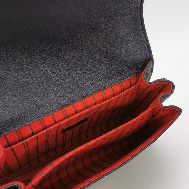 Louis Vuitton Pochette Métis Monogram Empreinte Leather Navy