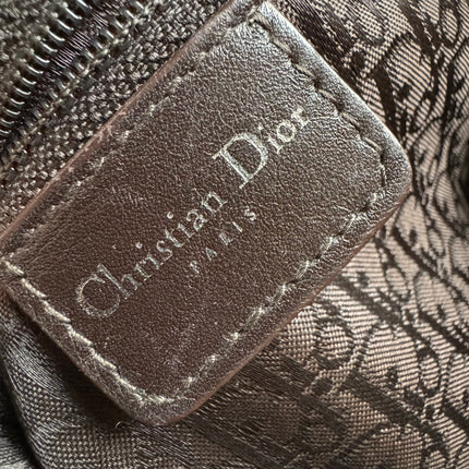 Dior Flight Medium Shoulder Bag Tan Brown Shearling