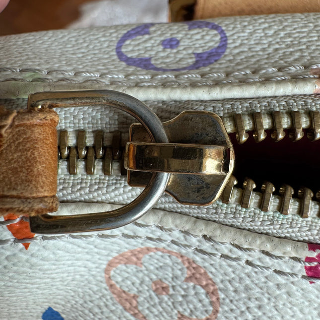 Louis Vuitton x Takashi Murakami Speedy 30 Lock White Multicolor