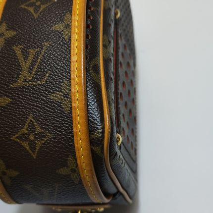 Louis Vuitton Trocadero Monogram Perforation Camera Bag Brown MM95175