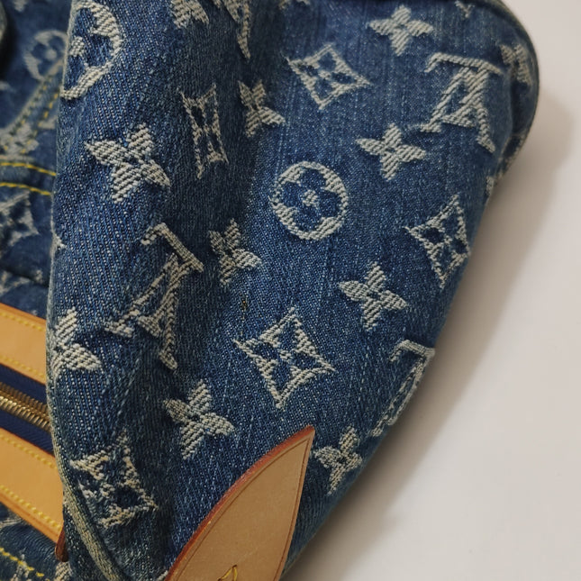 Louis Vuitton Blue Denim Neo Speedy Boston Bag