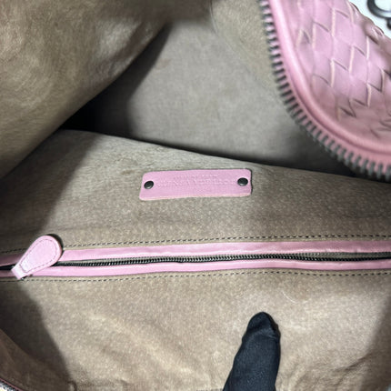 Sold Bottega Veneta Medium Convertible Tote Bag Hobo Cherry Pink Leather Two-way Carry 40cm