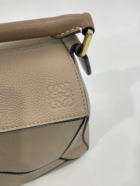 Loewe Puzzle Small Dual-tone Sand Beige Crossbody Bag