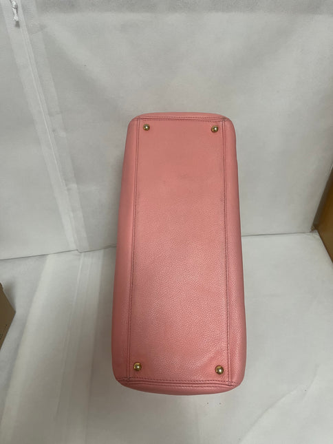 Chanel Cerf Executive Medium Pink Leather Handbag 35cm