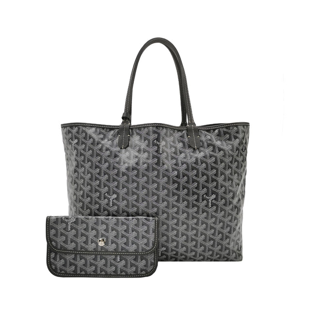 Goyard Saint Louis PM Tote Medium Grey Goyardine Canvas 2023