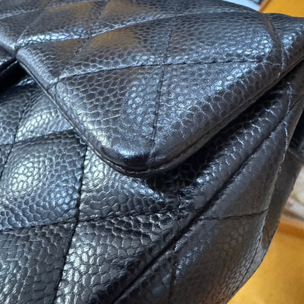 Chanel Classic Flap Mini Black Caviar Silver Hardware 2015-2016