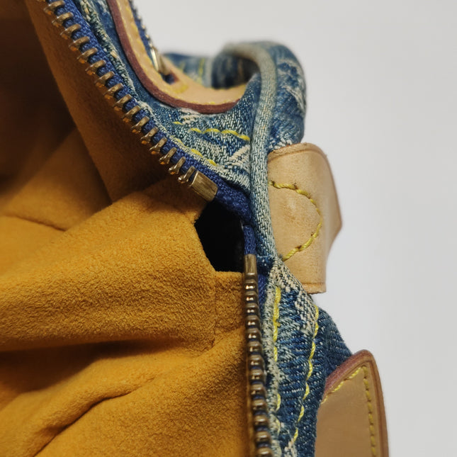 Louis Vuitton Blue Denim Neo Speedy Boston Bag