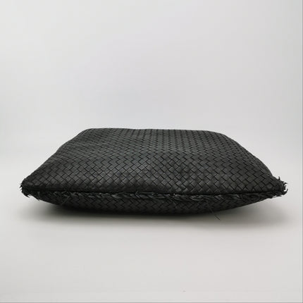 Bottega Veneta Veneta Hobo Maxi Black Tiny Fringes Leather 51cm