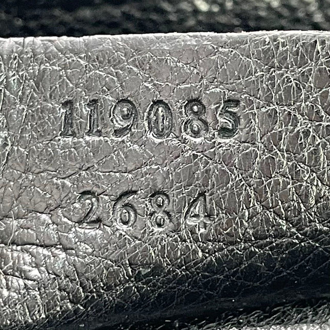 Gucci Horsebit 1955 Chain Large Black Leather and Patent Leather Shoulder Bag