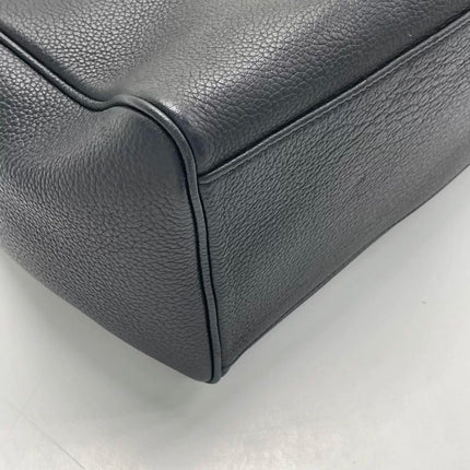 Celine Soft 16 Bag Medium Black Grained Calfskin Leather