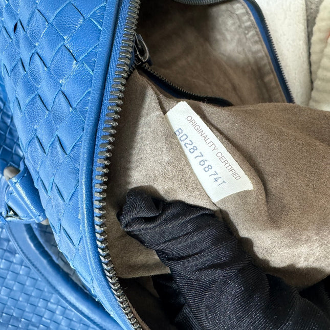 Bottega Veneta Maxi Convertible Tote Bag Hobo Navy Leather Two-way Carry 50cm