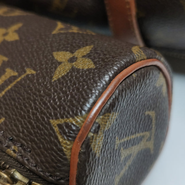 Louis Vuitton Monogram Papillon 31 Large and Mini Handbag Canvas