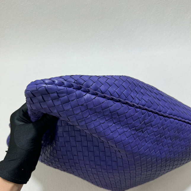 Sold Bottega Veneta Hobo Bag Large Purple Leather 50cm