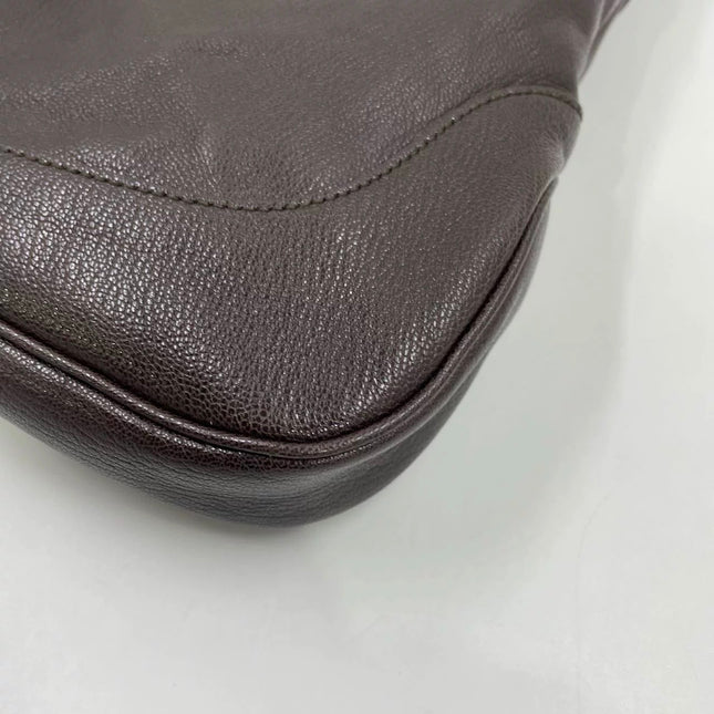 Gucci Jackie by Demna Soft Brown Lambskin Leather Silver Hardware