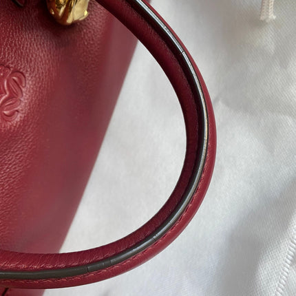 Loewe Amazona 28 in Red Leather Dragon Special Edition