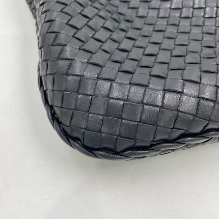 Bottega Veneta Veneta Hobo Black Leather Bag Large 48cm