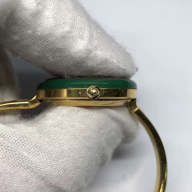 Gucci Play Watch Rainbow Interchangable Ceramic Bazel Bangle Watch 12 Colors