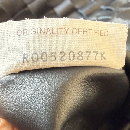 Bottega Veneta Jodie Small Black Lambskin Leather Silver Hardware