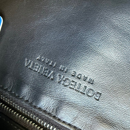 Bottega Veneta Jodie Small Black Lambskin Leather Silver Hardware