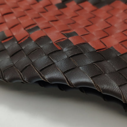 Bottega Veneta Cabat Tote Intreccio Leather Multicolor Brown Burgundy Beige 42cm