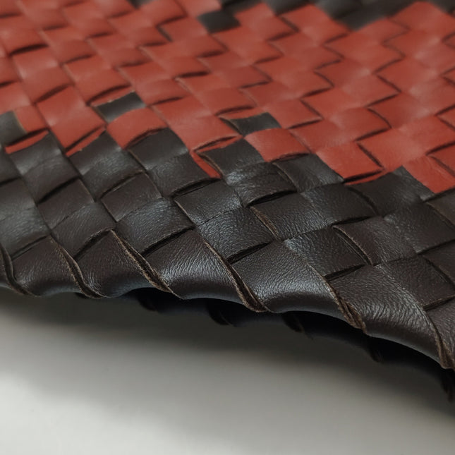 Bottega Veneta Cabat Tote Intreccio Leather Multicolor Brown Burgundy Beige 42cm