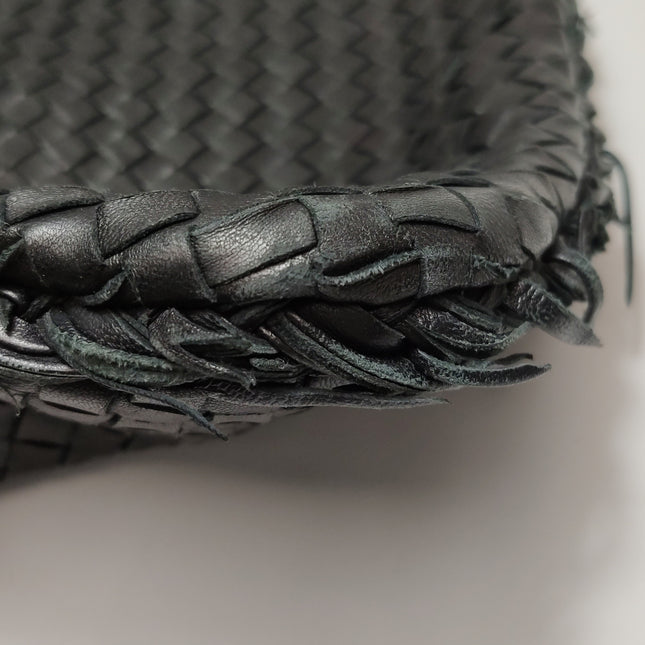 Bottega Veneta Veneta Hobo Maxi Black Tiny Fringes Leather 51cm