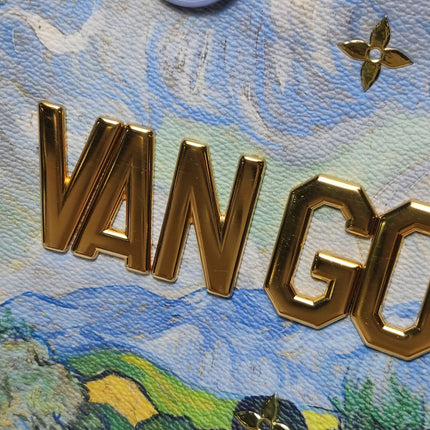 Louis Vuitton x Jeff Koons Speedy 30 Van Gogh Top Handle Bag