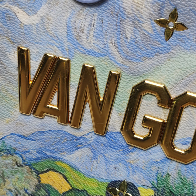Louis Vuitton x Jeff Koons Speedy 30 Van Gogh Top Handle Bag