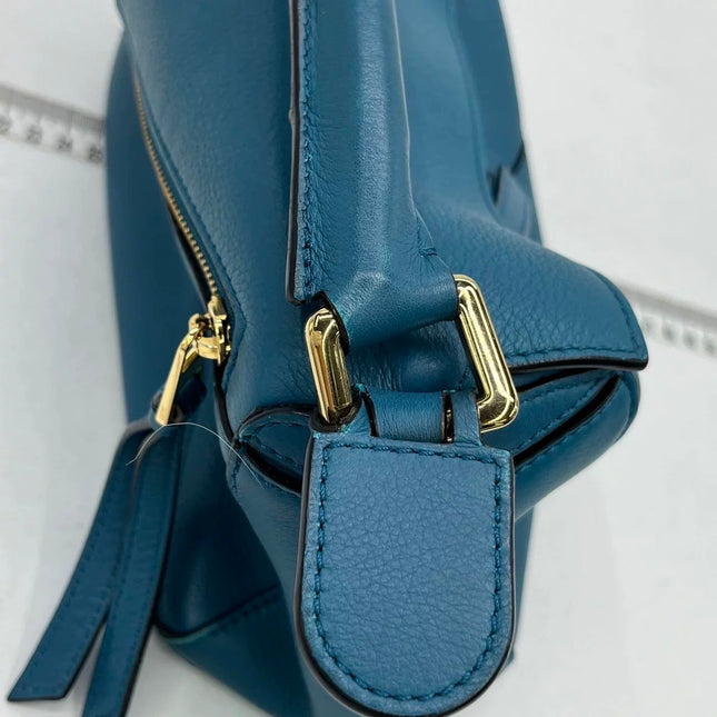 Loewe x Spirited Away Studio Ghibli Collection Puzzle Small Blue Crossbody Bag