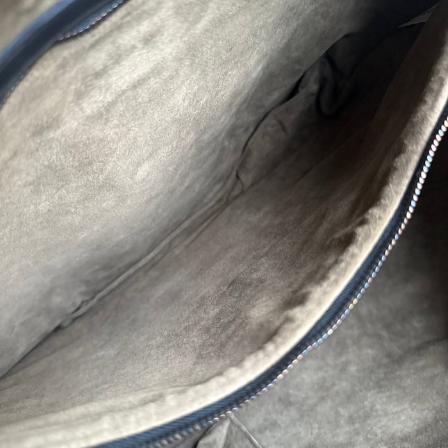 Bottega Veneta Hobo Maxi Midnight Navy Black leather 50cm