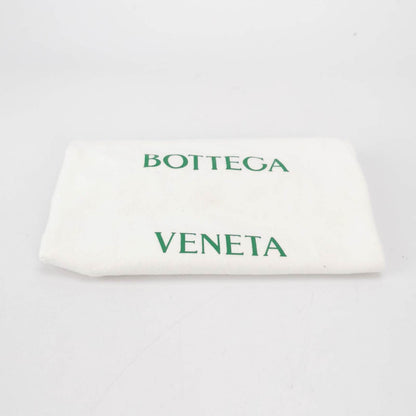 Bottega Veneta White Intrecciato The Mini Knot Shoulder Bag