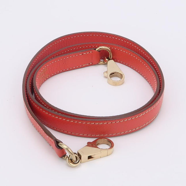 Hermes Kelly 28 Retourne Calfskin Leather Rose Exterior Brown Interior Gold Hardware Double Ring