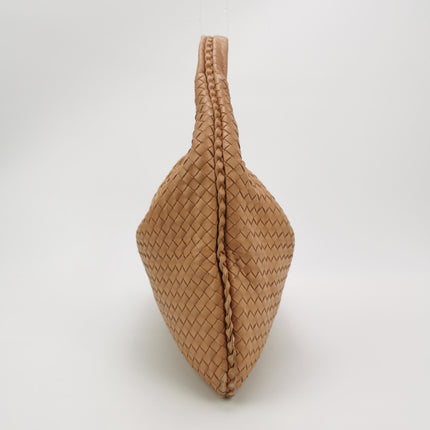 Bottega Veneta Veneta Hobo Beige Almond Brown 47cm