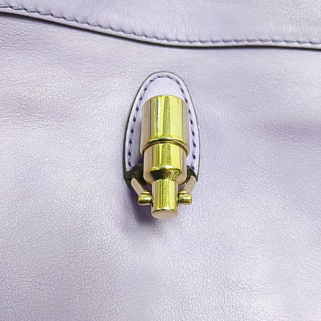 Gucci Jackie 1961 Soft Purple Leather Bag Medium