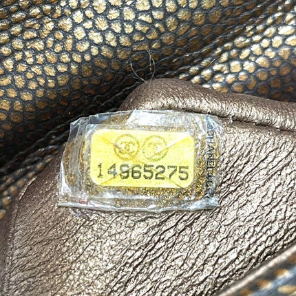 Chanel Paris Byzance Limited Edition Gold Caviar Leather Black Jewel Lock